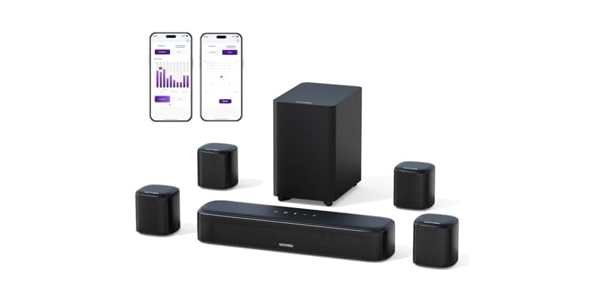 $64.99 | ULTIMEA 7.1ch Virtual Surround Sound Bar (Refurbished) at Woot!