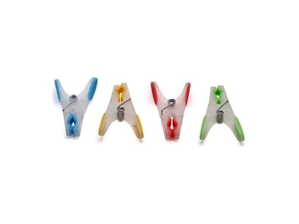 Greenco Laundry Clips - 24 Pack, 4 Color