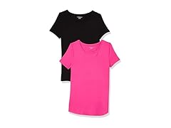 Amazon Essentials Women's Short-Sleeve Tunic, 2PK