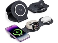 Hicober 3 In 1 Wireless Magnetic Foldable Charging Station For Apple
