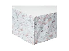 Arden Butterfly Print Crib Skirt