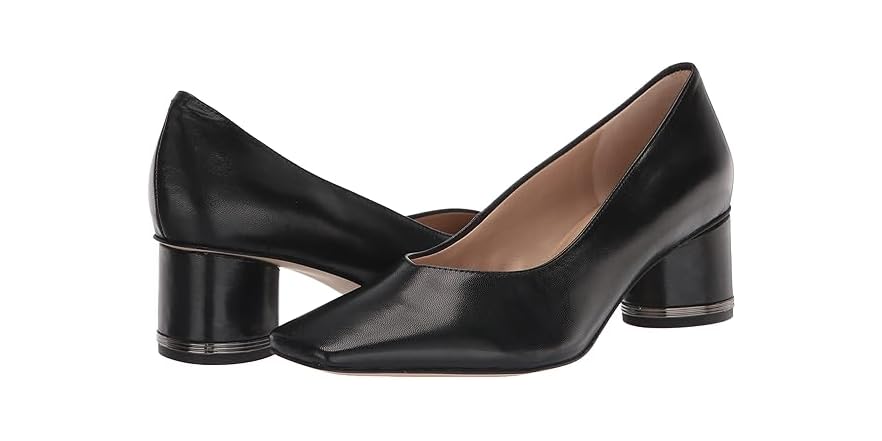 Franco Sarto Womens Pisa Padded Insole Square Toe Pumps