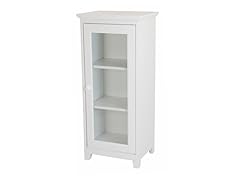 3-Shelf Folding Cabinet with Glass