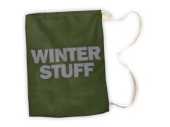 "Winter Stuff" Large Laundry Bag