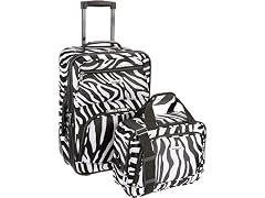 Rockland Fashion Softside Upright Luggage Set 2PC
