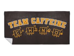 Team Caffeine Beach Towel