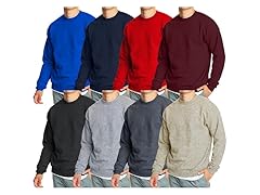 3Pk Asst Mens Fleece-Lined Pullover Sweater