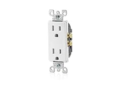 Leviton T5325-W 15A 125V Tamper-Resist