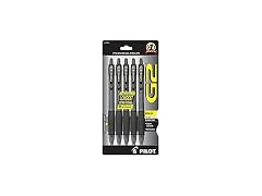 Pilot G2 Premium Gel Pens, 5-pack