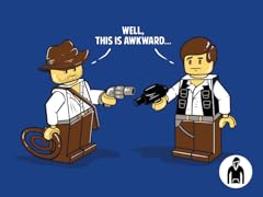 An Awkward Meeting Pullover Hoodie