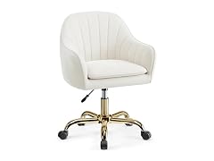 BestEve W0893 Vanity Chair with Wheels