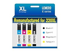 LEMERO 220XL Ink Cartridges 4-Pack