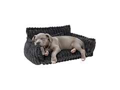 Paws & Purrs Grooved Pet Bed for Small to Medium Dogs/Cat