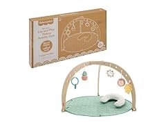 Fisher-Price Fisher-Price Wood Baby Playmat Lay & Pla