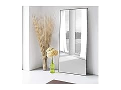MIRUO Full Length Mirror, Black, 55'' x 16''