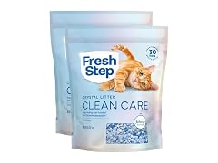 2PK Fresh Step Clean Care Crystal Cat Litter