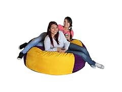 Gold and Purple 50" Bean Bag