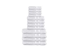 600GSM 100% Cotton Zero Twist 12PC Towel Set