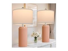 TOBUSA Ceramic Table Lamps Set of 2
