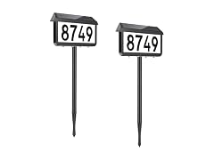 Solar Address Signs 2 Packs