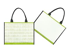 Laptotes Laptop Shoulder Bag - Binary Code