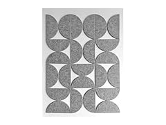 DECORITA Half-Circle Felt Board Tiles