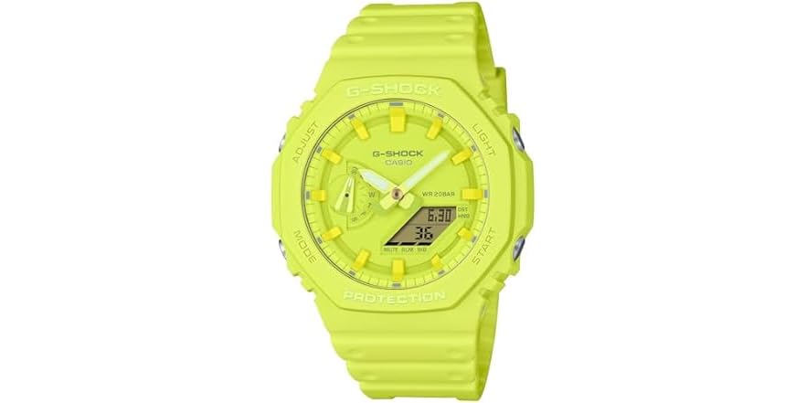 Casio Yellow G-SHOCK GA2100-9A9 Analog-Digital Watch