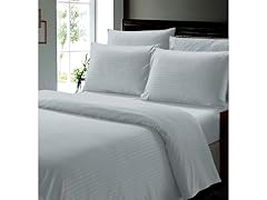 6-Piece Dobby Stripe Queen Sheet Set