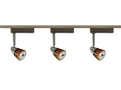 3-Light 4 ft Track Lighting Kit - Amber/Satin