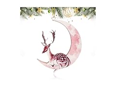 Animals Sitting On The Moon Ornaments