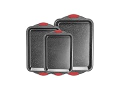 Anveena 3-Piece Nonstick Oven Baking Pans