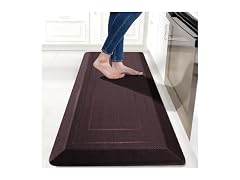 UKISS Brown 20" x 48" Cushioned Comfort Mat