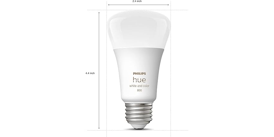 PHILIPS HUE SMART 60W A19 LED BULB visual data 3