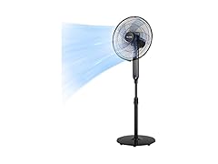 PELONIS 16" Oscillating Pedestal Stand Up Fan