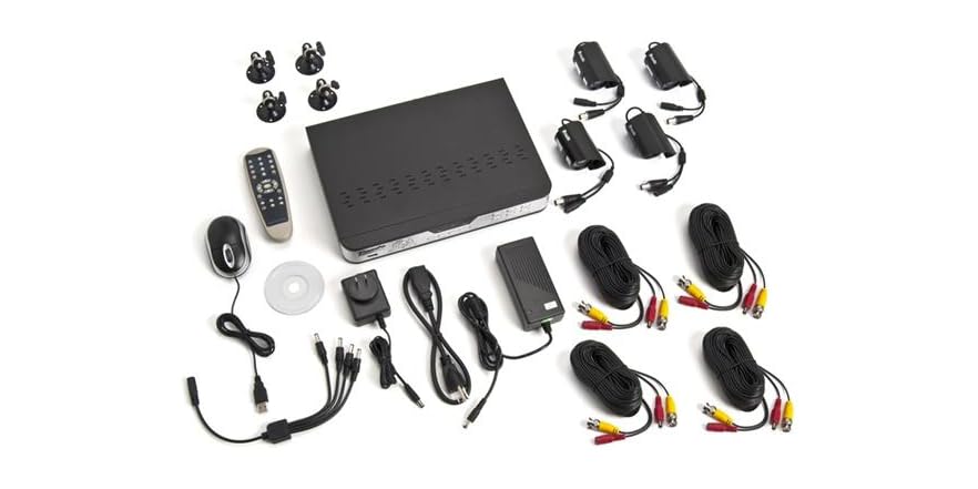 Zmodo Surveillance System with 500GB HD, DVR and 4 Weatherproof IR Cameras