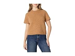 Amazon Essentials Women Relaxed-Fit Faux Mohair SS Sweater