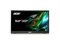 acer PM161Q Bbmiuux 15.6" Full HD 1920 x 1080 IPS Business Slim Portable Monitor | AMD FreeSync | External Monitor for Laptop PC Mac I Two 1W Speakers | 2 - USB 3.1 Type-C Ports & 1 - Mini HDMI (Open Box)