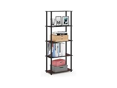 Furinno Turn-N-Tube 5-Tier Corner Cherry