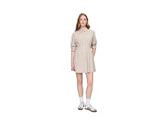 GAP Women Flare Mini Shirtdress Neutral