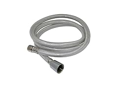60" Kitchen Faucet Spray Hose Silver
