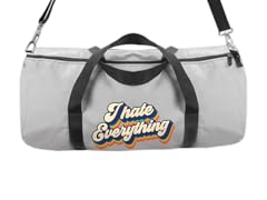 "Retro I Hate Everything" Duffle Bag