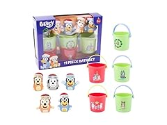 11pc Bluey Holiday Bath Toys
