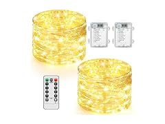 Lakumu B0FBRD4H71 2-Pack 100 LED Fairy Lights