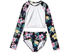 Kanu Surf Girls Long Sleeve Rashguard UPF 50+ Set