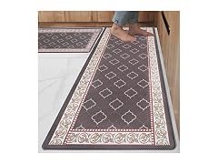 ROTTOGOON Kitchen Floor Mat 2Pk Coffee