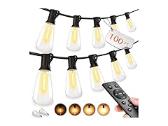 MGVIH Outdoor String LED Patio Lights