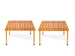 SONICGRACE All Purpose Foldable Wooden Table, 2 Pack