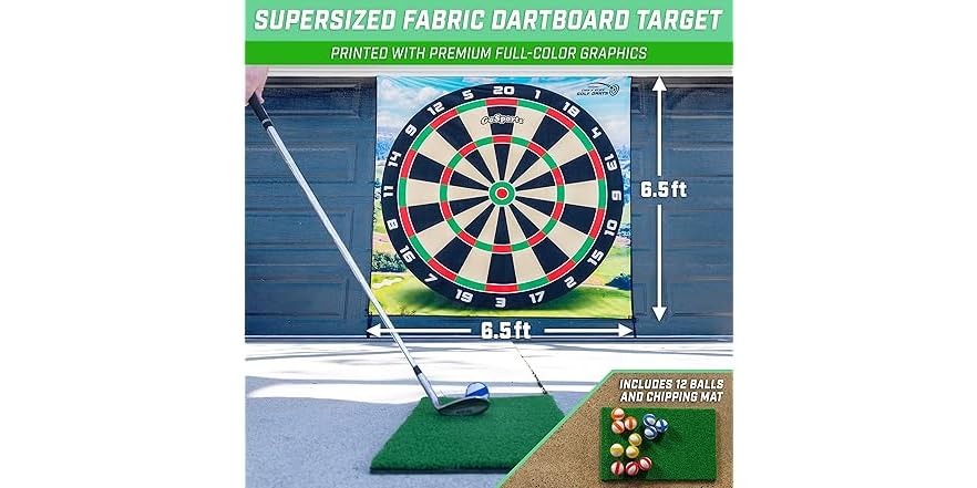 GoSports Chip N' Stick – Golf Chipping Game Mat with Sticky Balls - Image 3