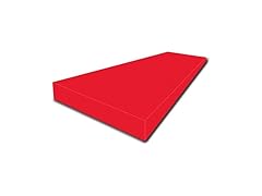 FoamTouch 1"D x 36"W x 72"L Red High Density Foam