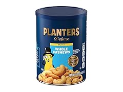 PLANTERS Deluxe Salted Whole Cashews, 1 lb 2.25oz Can